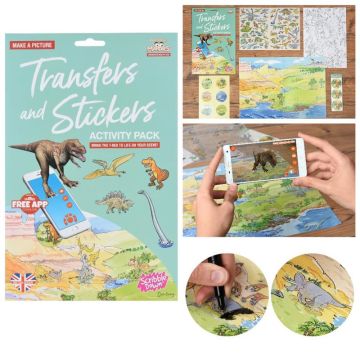 Набір для творчості Scribble Down Наклейки Динозаври А4 SD/22