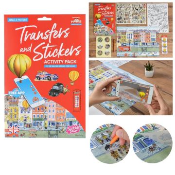 Набір для творчості Scribble Down Наклейки Лондон А4 SD/19