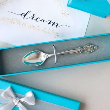 Срібна ложка на перший зуб UD Kashtan СТ-01Ч