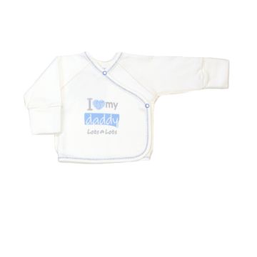 Сорочечка Veres I love my daddy blue інтерлок 103.81-5 62