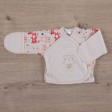 Распашонка, Бетис Міні мішка, закрытый рукав, коралловый 52