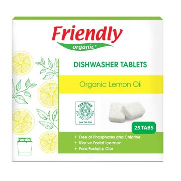 Таблетки для посудомоечной машины Friendly Organic Dishwasher Tablets 25 шт FR1864