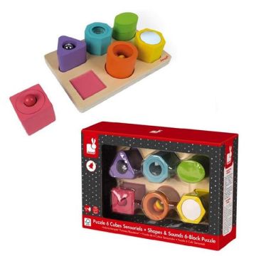 Сортер Janod Фігури і звуки J05332