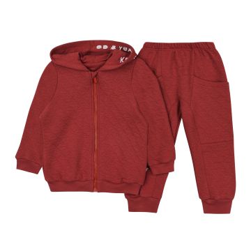 Спортивний костюм для хлопчика ЛяЛя 1 - 3 років Капітон Коричневий К2КП012_2-228 86