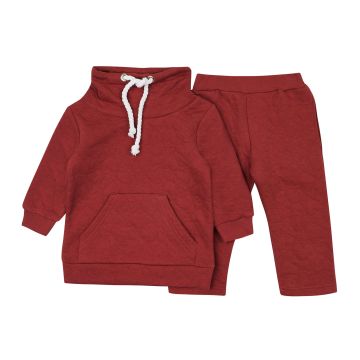 Спортивний костюм для дівчинки ЛяЛя 1 - 2 років Капітон Коричневий/Білий К3КП148_2-226 92