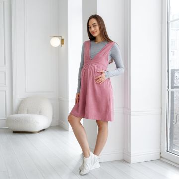 Сарафан для беременных Lullababe Rome Розовый LB05RM124 S