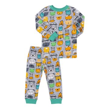 Піжама дитяча Bembi 1,5 - 7 років Рібана Сірий ПЖ56 116