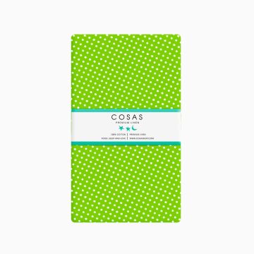 Дитяче простирадло на гумці Cosas 60х120 см Зелений_горох_15