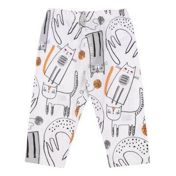 Лосини дитячі Bembi Summer 2023 9 - 18 міс Супрем Білий/Сірий ШР790 74