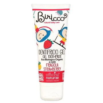 Дитяча зубна паста Officina Naturae з полуничним смаком 75 мл 1242416488