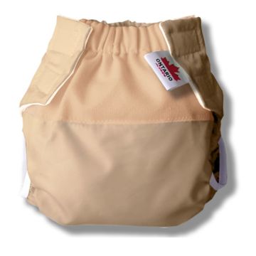 Підгузок багаторазовий Ontario Baby Waterproof Organic Бежевий 3,3-7,5 кг ART-0000603
