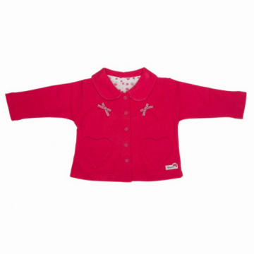 Трикотажний кардиган BebePan Сердечко Новонароджений