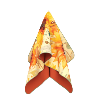 Полотенце из микрофибры Emmer 90х140 см Подсолнухи Оранжевый/Желтый Соняшники90*140