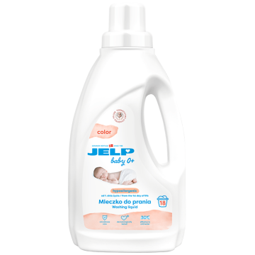 Гіпоалерене молочко для прання кольорових речей JELP Baby 0+ 1,5 л 18 прань 98041