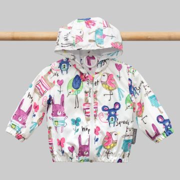 Вітровка дитяча ДоРечі Малюнки на білому Білий 2 - 5 років 1927 92