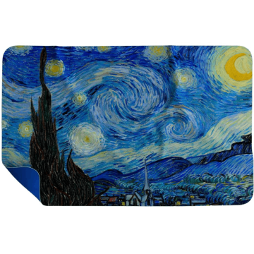 Пляжное полотенце из микрофибры Emmer 90х140 см Звездная ночь Синий/Желтый 3589856