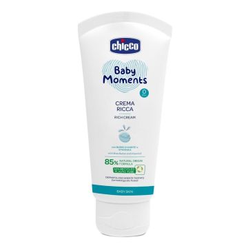 Дитячий крем живильний Chicco Baby Moments з олією ши 100 мл 10596.00