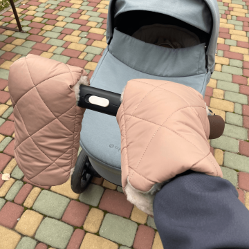 Муфта на коляску на овчині Merrygoround Капучино MR_023