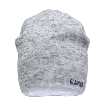 Шапка детская демисезонная для девочки Девид стар Серый от 4 до 8 лет 21334 52