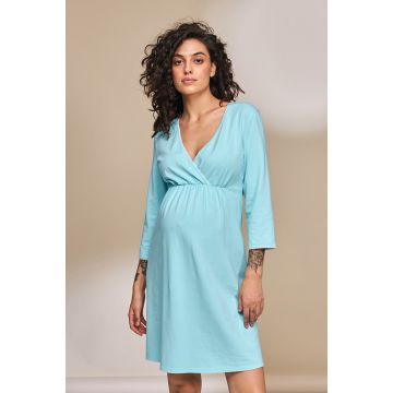 Ночнушка для вагітних і годуючих Юла Мама Alisa Блакитний NW-1.5.6 L