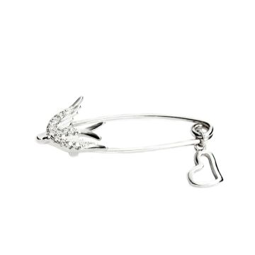 Срібна шпилька Silvex Ластівки БР2Ф/018