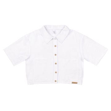 Рубашка детская Bembi Rhythm of Nature 7 - 13 лет Коттон жатка Белый 100 РБ187 122