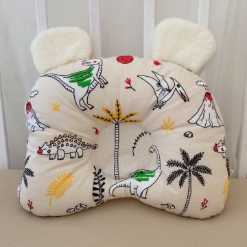 Ортопедична подушка для немовлят BetiS Динозаврик Ранфорс Бежевий 28х36 см 27687184