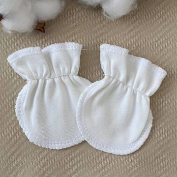 Царапки для новонароджених BetiS Смайл Інтерлок Білий 27078437 56-38