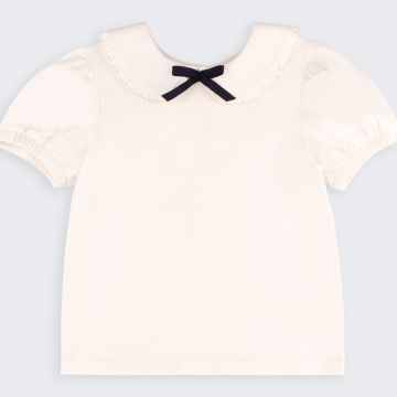 Блуза для девочки Bembi City collection 6 - 9 лет Супрем Молочный 200 ФТ66 116