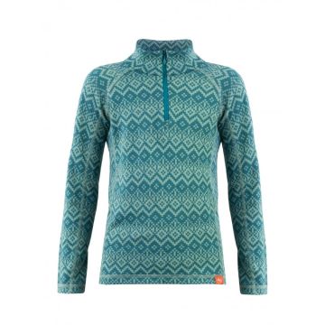 Термо гольф детский Софія Wooly 1 - 8 лет Полушерсть Зеленый 9123 122-128