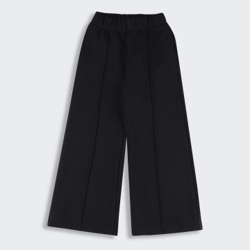 Школьные брюки на девочку Bembi City collection 6 - 13 лет Трикотаж тринитка Черный/Серый YX0 ШР894 152