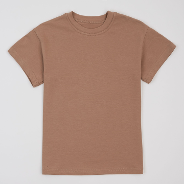Детская футболка ЛяЛя 2 - 6 лет Стрейч-кулир Кофейный 3СК165_2-295 104