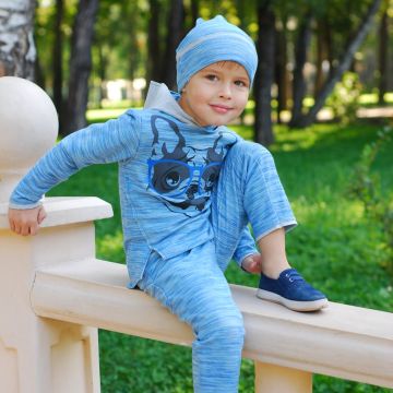 Шапочка, Minikin, 1710307 сине-серая 51