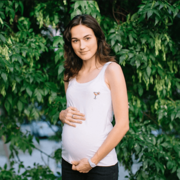 Майка для вагітних і годуючих Love & Carry LCM2601 білий XS