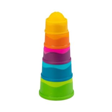 Розвиваюча гра пірамідка Fat Brain Toys Dimpl stack Чашки F293ML