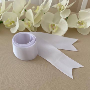 Атласна стрічка на виписку BetiS Атлас Білий 3 м/5 см 27073908