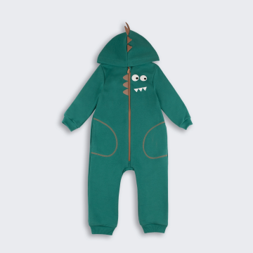 Демісезонний комбінезон дитячий Bembi Autumn 2025 1 - 3 роки Трикотаж шардон Зелений КБ231 74