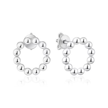 Серебряные сережки пусеты UMAX Гармония 20655