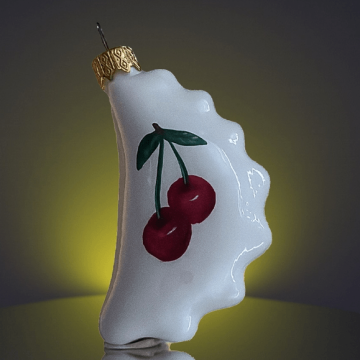 Елочная игрушка набор 2 шт Rizdviani Istorii Украинские истории Вареники з вишнею 8 см 4820001248661