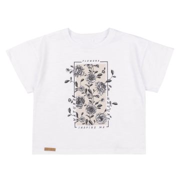 Футболка детская Bembi Rhythm of Nature 5 - 6 лет Супрем Белый ФБ987 116