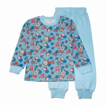 Піжама Interkids Собачки Блакитний 3027/3028/3029/3030/3031/3491 116
