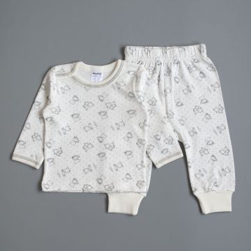 Дитяча піжама Interkids Ведмедики Сірий 3 міс-1.5 роки 3951 68