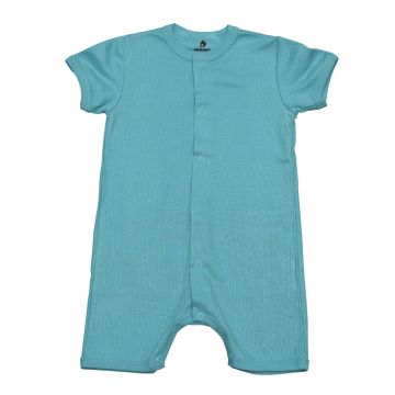 Летний полукомбинезон Minikin SIMPLE 2023 1 - 12 мес Интерлок Бирюзовый 226503 62