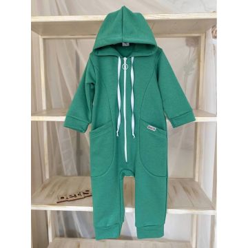 Демисезонный комбинезон BetiS Хеппі кідс 0 - 3 лет Футер Зеленый 91448381 98-54