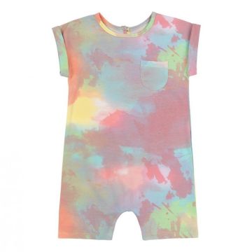 Летний полукомбинезон на девочку Bembi 6 - 24 мес Супрем Коралловый ПК195 92