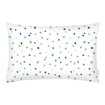 Детская наволочка на подушку Cosas 40х60 см Белый/Синий ColorBlotsV2_40