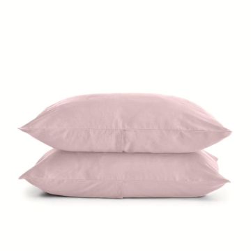 Наволочка на подушку Cosas евро набор 2 шт 50х70 см Светло-розовый Беж_501
