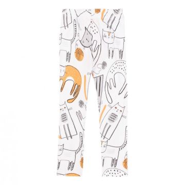 Лосини дитячі Bembi Summer 2023 9 - 18 міс Супрем Білий/Сірий ШР791 74