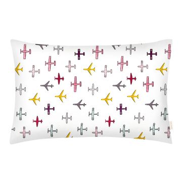 Дитяча наволочка на подушку Cosas 40х60 см Білий/Червоний AirplaneColor_40