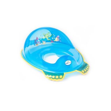 Накладка на унітаз Tega baby "Аква", антиковзаюча, синя